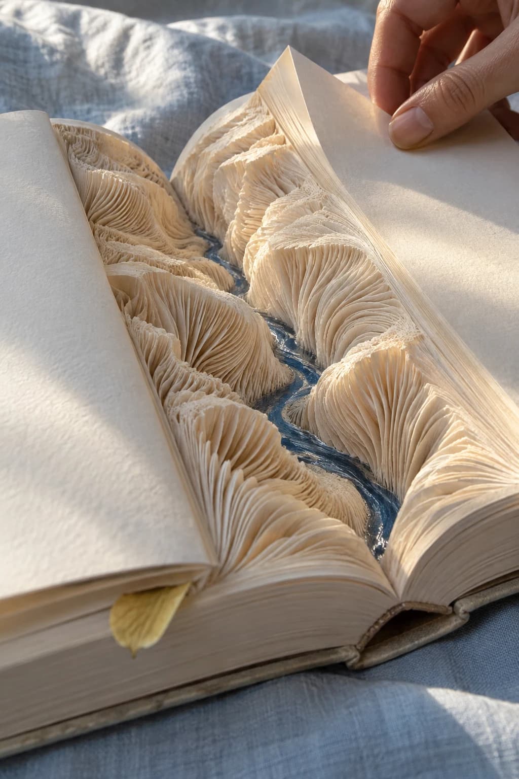 Between pages — True Eira editorial artwork