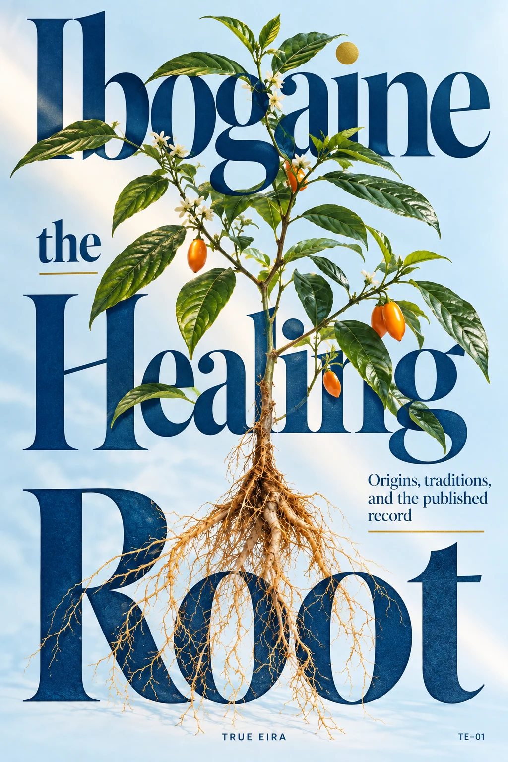 Ibogaine the Healing Root — cover design study
