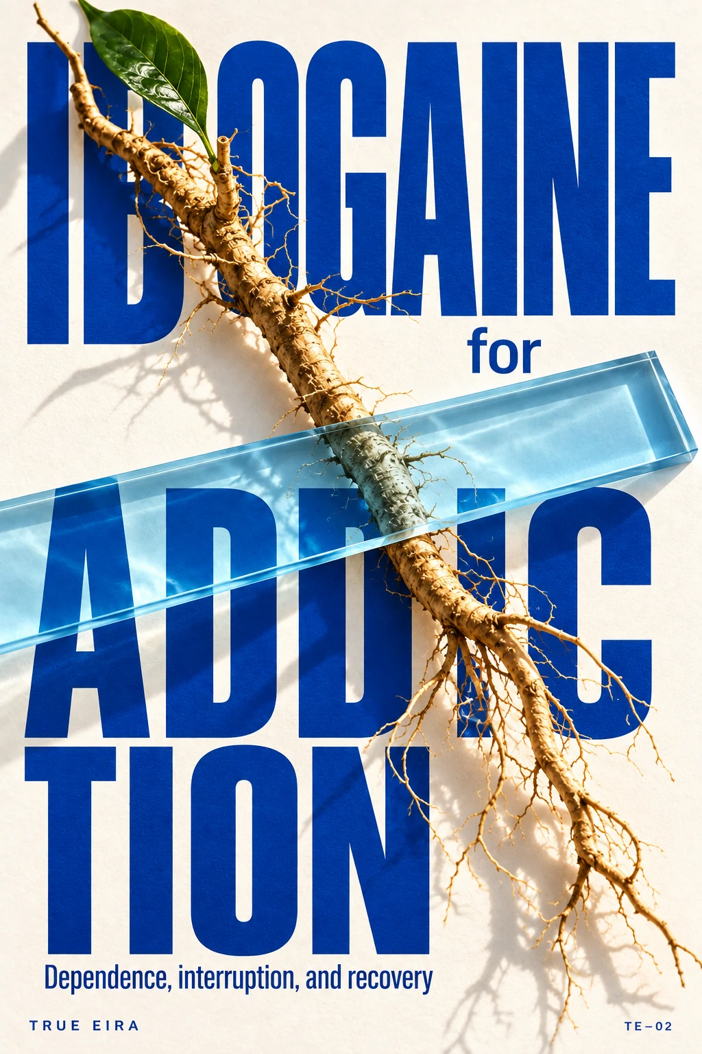 Ibogaine for Addiction — cover design study