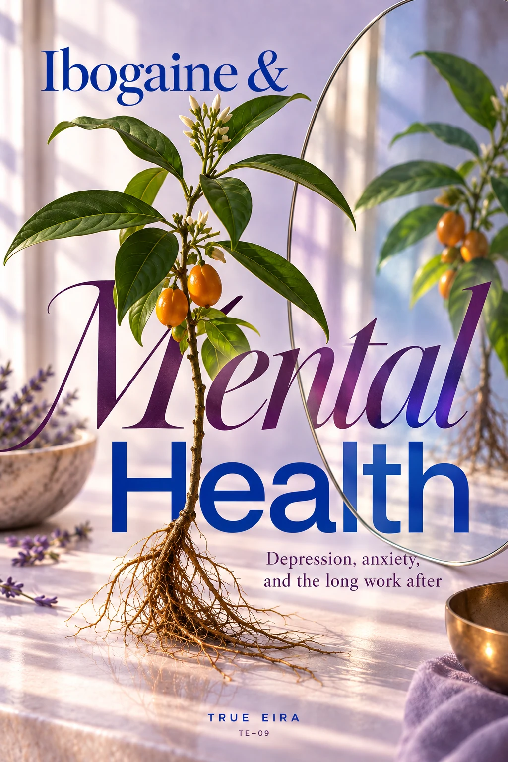 Ibogaine & Mental Health — cover design study