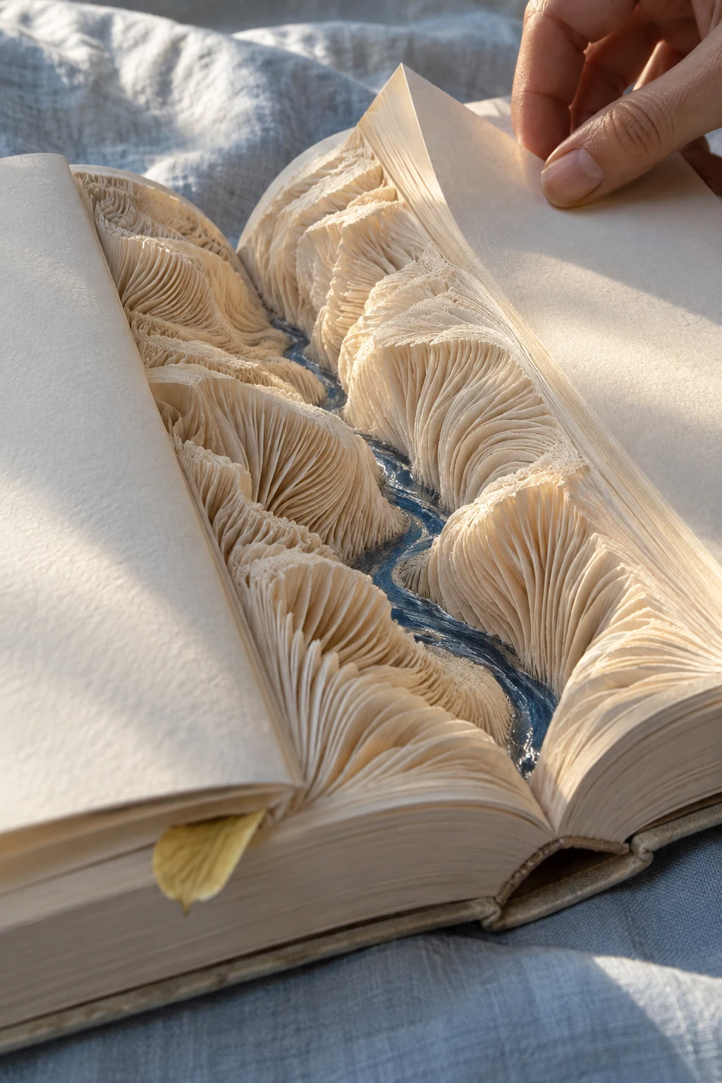 Between pages — True Eira editorial artwork